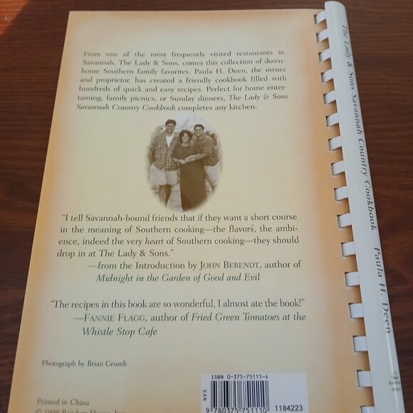 The Lady & Sons Savannah Country Cookbook  by Paula Deen - Picture 4 of 6